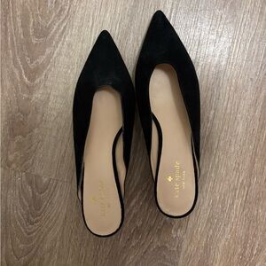 Kate Spade black kitten heels size 7